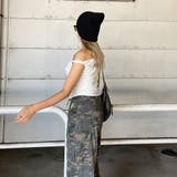 ロックプリントイレヘムリブトップス | non-hedge  | 詳細画像4 