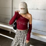 ワンショルストーンロゴアームウォーマーTシャツ | non-hedge  | 詳細画像23 