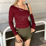 ワンショルストーンロゴアームウォーマーTシャツ | non-hedge  | 詳細画像28 
