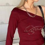 ワンショルストーンロゴアームウォーマーTシャツ | non-hedge  | 詳細画像32 