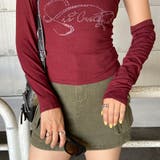 ワンショルストーンロゴアームウォーマーTシャツ | non-hedge  | 詳細画像34 