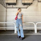 カットワークチェックイレヘムトップス | non-hedge  | 詳細画像18 