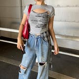 カットワークチェックイレヘムトップス | non-hedge  | 詳細画像20 