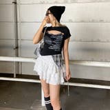 カットワークチェックイレヘムトップス | non-hedge  | 詳細画像3 