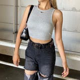 シルバープレートリブタンクトップ | non-hedge  | 詳細画像1 