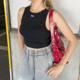 ブラック | シルバープレートリブタンクトップ | non-hedge 