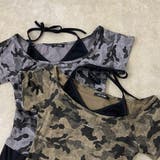 迷彩アンサンブル風プレートロゴトップス | non-hedge  | 詳細画像21 