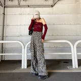 ヒョウ柄ワイドパンツ | non-hedge  | 詳細画像2 