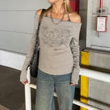 グレー | オフショルアンサンブル風トップス | non-hedge 