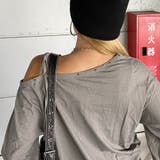 スタッズワンショルサイドドロストTシャツ | non-hedge  | 詳細画像9 