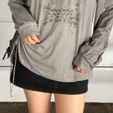 スタッズワンショルサイドドロストTシャツ | non-hedge  | 詳細画像12 