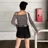 デニムロゴワンショルダーTシャツ | non-hedge | 詳細画像12