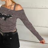 デニムロゴワンショルダーTシャツ | non-hedge | 詳細画像16