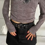 デニムロゴワンショルダーTシャツ | non-hedge | 詳細画像17