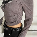 デニムロゴワンショルダーTシャツ | non-hedge | 詳細画像18