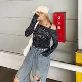 デニムロゴワンショルダーTシャツ | non-hedge | 詳細画像21