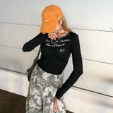 ワンショルダーショルダーロゴTシャツ | non-hedge | 詳細画像10