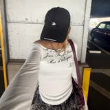 ワンショルダーショルダーロゴTシャツ | non-hedge | 詳細画像19