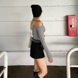 ワンショルダーショルダーロゴTシャツ | non-hedge | 詳細画像23