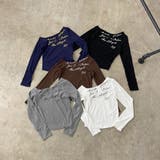 ワンショルダーショルダーロゴTシャツ | non-hedge | 詳細画像31