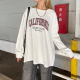 オフホワイト | ブリーチロゴビッグTシャツ | non-hedge 