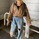 バックロゴZIPパーカー | non-hedge | 詳細画像6