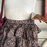 ヒョウ柄ティアードスカート | non-hedge  | 詳細画像11 