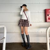 ヒョウ柄ティアードスカート | non-hedge  | 詳細画像2 