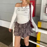 ヒョウ柄ティアードスカート | non-hedge  | 詳細画像4 