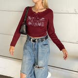 リベットモチーフロゴレースアップトップス | non-hedge  | 詳細画像19 