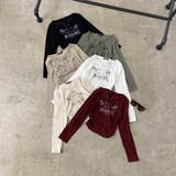 リベットモチーフロゴレースアップトップス | non-hedge  | 詳細画像30 