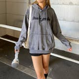 ロゴ刺繍フードビッグチュニック | non-hedge  | 詳細画像5 