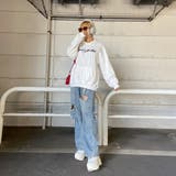 ロゴ刺繍フードビッグチュニック | non-hedge  | 詳細画像8 