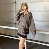 刺繍ロゴハーフZIPチュニック | non-hedge | 詳細画像3