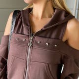 カットショルダーWZIPパーカー | non-hedge  | 詳細画像16 