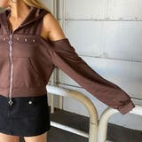 カットショルダーWZIPパーカー | non-hedge  | 詳細画像18 