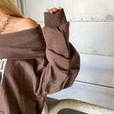 オフショルフードロゴトップス | non-hedge  | 詳細画像9 