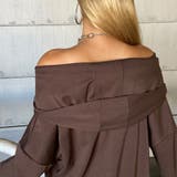 オフショルフードロゴトップス | non-hedge  | 詳細画像7 