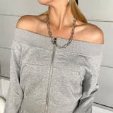 オフショルZIPトップス・パンツセットアップ | non-hedge  | 詳細画像22 