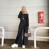 オフショルZIPトップス・パンツセットアップ | non-hedge  | 詳細画像6 