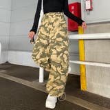 ベージュ | 迷彩ワイドパンツ | non-hedge