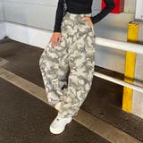 グレー | 迷彩ワイドパンツ | non-hedge