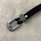 ベルト付きイレヘムチェックロングスカート | non-hedge  | 詳細画像29 