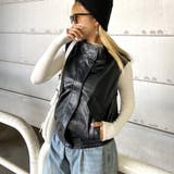 ブラック | 合成皮革ベスト | non-hedge 