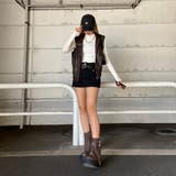 合成皮革ベスト | non-hedge  | 詳細画像10 