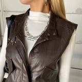 合成皮革ベスト | non-hedge  | 詳細画像17 