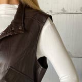 合成皮革ベスト | non-hedge  | 詳細画像19 