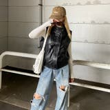 合成皮革ベスト | non-hedge  | 詳細画像4 