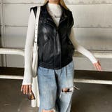 合成皮革ベスト | non-hedge  | 詳細画像7 