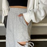 サイドスリットリボンカットワイドパンツ | non-hedge  | 詳細画像15 